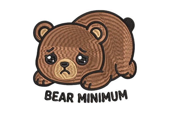 Bear Minimum Embroidery Design Review