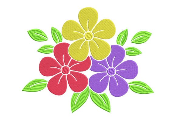 Bright Flowers Machine Embroidery Design Review