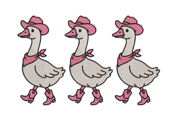 Cowgirl Goose Embroidery Design Review