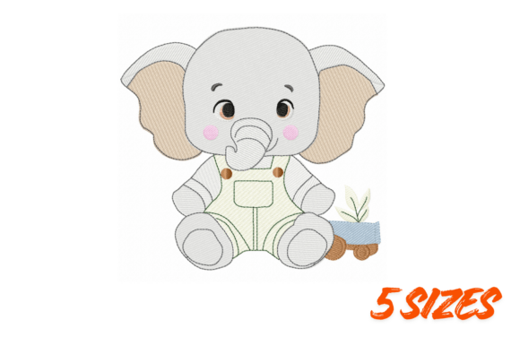 Cute Baby Elephant Embroidery Design Set Review