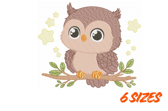 Cute Baby Owl Embroidery Design Pattern Review