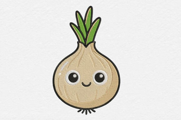 Cute Onion Embroidery Design Review for Gifts
