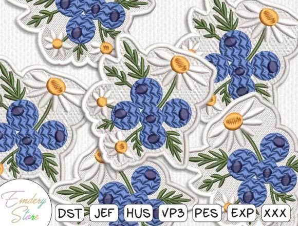 Floral and Fruit Patches Embroidery File Review