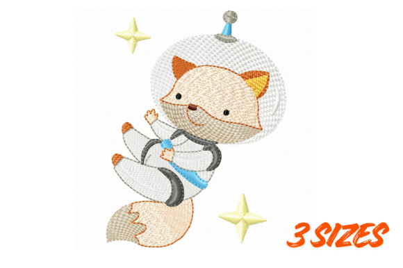 Fox Astronaut Embroidery Design File Review