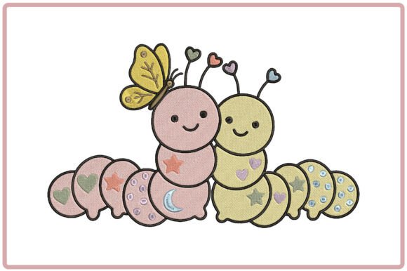 Funny Caterpillars Embroidery Design Review