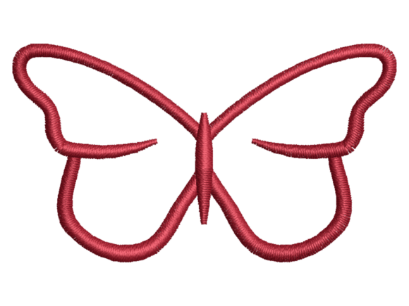 Minimal Butterfly Outline Embroidery Review