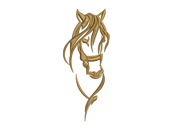 Minimal Horse Head Embroidery Review