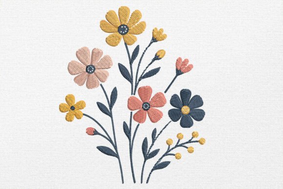 Modern Botanical Embroidery Design Review