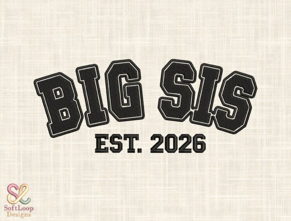 Review: BIG SIS Varsity Arched Embroidery Design