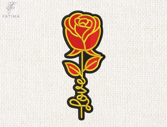 Rose Love Patch Embroidery Design Review