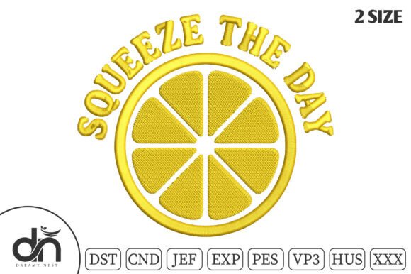 Squeeze the Day Lemon Embroidery Design Review