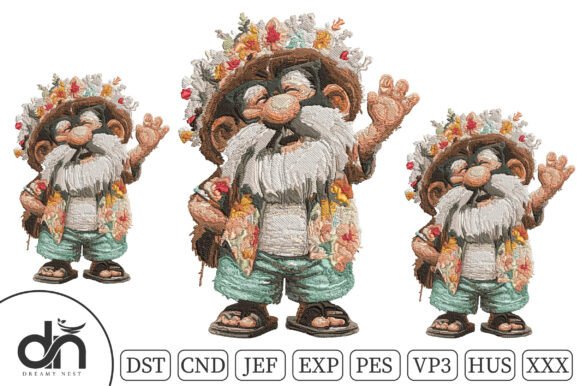 Summer Beach Gnome Embroidery Design Review