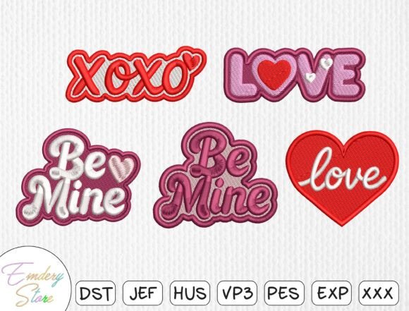 Valentine Embroidery Patch Set Review